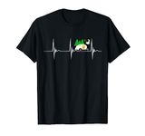 Caravan Trailer Heartbeat Camping Pulse Line EKG RV T-Shirt