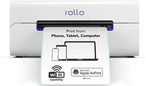 Rollo Wireless Label Printer - Wi-Fi Thermal Printer for Shipping Packages - AirPrint from iPhone, iPad, Mac - 4x6, Supports Windows, Chromebook, Android, Linux