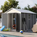 UDPATIO Storage Shed 8 x 10 FT, Res