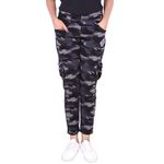 Bhondubagus Women Dry-Fit 6 Pocket Stretchable Military Lower Camouflage Trackpant Jogger Sports Gym Pant Soil 2XL