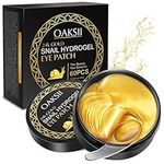 Snail Hydrogel Eye Patch -24K Gold Under Eye Patches, Gel Serum Mask for - 60 Patches 3.52 oz