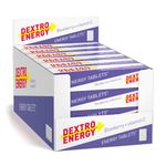 Dextro Energy Blueberry Glucose Tablets with Vitamin C, Pack of 24, 47 g, Energy Tablets, For a Quick Burst of Glucose