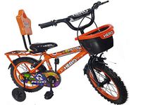 Hero Cycles 14 Kids Cycles Jackoo Rigid Orange (Age 2 To 5 Years)