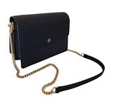 Tory Burch Emerson Envelope Adjustable Shoulder Bag, Black, Black