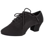 ARCLIBER Latin Dance Shoes for Women Lace-up Split-Sole Professional Practice Sala Modern Ballroom Dance Shoes Women 7.5(39)