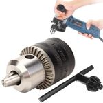 13mm Drill Chuck With Adapter for Angle Grinder Convert to drill 1mm to 13mm (M10-1/2UNF)