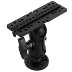 VANZACK Braces Fishing Kayak Boat Fish Finder Holder Ram Mount Fish Finder Mount Fish Finder Bracket for Canoeing Kayak Fishing Kayak