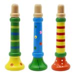 TOYANDONA 1PC Wooden Kid Flute Musical Instrument, Small Wooden Recorders Colorful Piccolo Flute Music Sound Toys, Early Education Develop for 3+ Year Age, Boys Girls, School (Random Color)