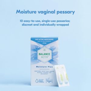 Balance Activ Menopause Moisture Pessaries – Vaginal Hydration