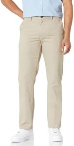 Amazon Essentials Men's Slim-Fit Wrinkle-Resistant Flat-Front Chino Pant, Khaki Brown, 34W x 30L