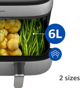Philips 5000 Dual Basket Air Fryer 9L – Large Capacity
