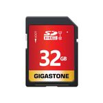 Gigastone 32GB SD Card UHS-I U1 Class 10 SDHC Memory Card High Speed Full HD Video Canon Nikon Sony Pentax Kodak Olympus Panasonic Digital Camera