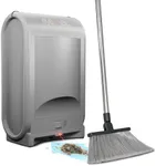 EyeVac Pro Touchless Vacuum Automatic Dustpan - Ultra Fast & Powerful - Great for Sweeping Salon Pet Hair Food Dirt Kitchen, Corded Canister Vacuum, Bagless, Automatic Sensors, 1400 Watt (Silver)