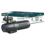 AllPondSolutions CUP-129-1000L/H All in One Pond Pump Filter with Fountain and 9w UV Steriliser Algae Control for Ponds up to 1000L