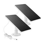 2 Pack Solar Panel Camera Charger F