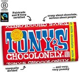 Tony's Chocolonely Milk Chocolate Bar 6 oz Each (2 Items Per Order, not per case)