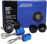 TOTMOX Car Stereo Speaker, Ddt-S30 Tweeter, 320W Maximum Power Elite Nd Aluminum Dome Tweeter,Black