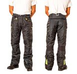 VPR Viper Guard Adventure Mens Textile Trouser Motorbike Waterproof 600D Motorcycle Biker CE Armoured (Level A) Pant with Removeable Linings All Season Protective Jeans for Moped Riding Racing Black