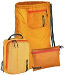 Eagle Creek Pack-It 3-Piece Suitcase Organizer Bags Set-Lightweight Laundry Bag, Versatile Clean/Dirty Packing Cube, and Rugged Gear Pouch for Heavy or Wet Gear, Sahara Yellow