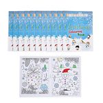 THE TWIDDLERS - 36 Mini Christmas Colouring Books for Kids, A6 Size - Great as Art Activity, Xmas Stocking, Party Bag Fillers