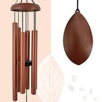 ASTARIN Wind Chimes for Outside Deep Tone,36 Inch Windchime Outdoors,Chimes for Outdoors,Sympathy Wind Chimes Memorial for Mom Dad,Red Copper