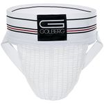 Golberg Mens Athletic Supporter 2 Pack White Small, White, S