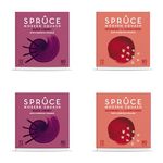 Spruce Natural Water Flavouring With Vitamins – Raspberry & Elderflower and Black Cherry Bundle – 2 Flavours 48 Drinks – No Sugar – Healthy Modern Squash