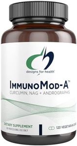 Designs for Health ImmunoMod-A - Immune Support Supplement - Curcumin C3 Turmeric Complex, NAG, Andrographis + N-Acetyl-D-Glucosamine - Non-GMO, Vegan + Gluten Free (120 Capsules)