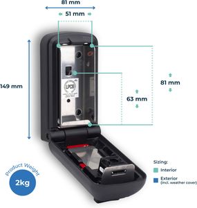 Supra P500 Pro Key Safe – Secure Outdoor Lock Box