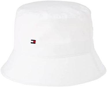 Tommy Jeans Women's Essential Flag Bucket Hat, White