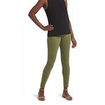 No Nonsense Women's Plus Size Classic Indigo Denim Jean Leggings, Green, 2X