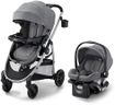 Graco Modes Pramette Travel System, 3-in1 Modular Carseat Stroller Combo, Infant Car Seat Carrier to Toddler Stroller, Includes the SnugRide 35 Car Seat, Ellington