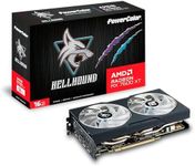 PowerColor Hellhound AMD Radeon RX 7600XT Graphics Card 16GB GDDR6