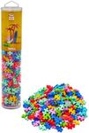 Plus-Plus - Tropical Mix - 240 pieces - Creative Building and Construction Set - Mix of Tropical Colors in a Tube - Kids 5 to 12 Years - 106795