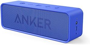 Anker Soundcore Bluetooth Speaker with 24-Hour Playtime, 66-Feet Bluetooth Range & Built-in Mic, Dual-Driver Portable Wireless Speaker with Low Harmonic Distortion and Superior Sound - Blue