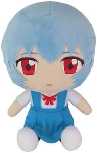 Great Eastern Entertainment Evangelion New Movie - Rei Ayanami Uniform Sitting Plush 12" H