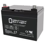 Mighty Max Battery 12V 35AH Group U1 Wheelchair/Scooter/Airplane Battery