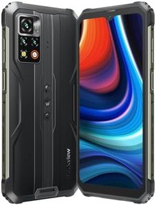 Blackview BV9200 Smartphone Resistente, 6.6'' 120Hz 2.4K Display, 50MP Cámara, 8GB+256GB, 3 Ranura para Tarjetas, IP68, Android 12, GPS NFC Carga Inalámbrica Negro