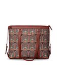 ZOUK Women Laptop Bag Royal Indian Peacock Motif