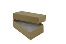 Beadaholique Kraft Brown Cardboard Jewelry Boxes (16 Pack), 2.5 x 1.5 x 1