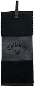 Callaway 2023 Golf Trifold Towel, Black