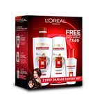 L'Oreal Paris Total Repair 5 Shampoo 704ml Combo with Conditioner, 192.5ml + Serum, 40ml FREE