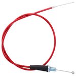 QAZAKY Red Throttle Cable for 49cc 50cc 70cc 90cc 110cc 125cc 140cc 150cc 4-stroke Engine ATV Quad Scooter Go Kart Pit Dirt Pocket Bike XR50 CRF50 XR70 CRF70 Z50 Coolster Roketa NST X-Treme Chinese