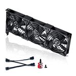 SCCCF Graphic Card Fans, Graphics Card Cooler, Video Card Cooler, PCI Slot Dual 90mm 92mm pwm Fans, VGA Cooler…