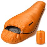 Bessport Mummy Sleeping Bag | 15-45 ℉ Extreme 3-4 Season Sleeping Bag for Adults Cold Weather– Warm and Washable, for Hiking Traveling & Outdoor Activities