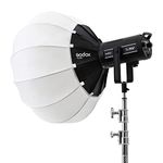 Godox Lantern Softbox 65 cm (26 inch) globe - Foldable globe softbox with Bowens mount extends the compatibility for LED light/studio flash/flash mono light and other （CS-65D)