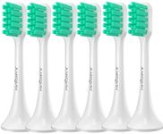 Replacement Toothbrush Heads Compatible with Xiaomi Mijia/Mi Home T300 T500 T700 Series Sonic Electric Brush Handles(6-Pack)