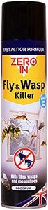 Zero in Fly and Wasp Killer - 300 ml Aerosol, Controls Flying Insects and Bugs in The Home, Ready-To-Use, Fast Action Formula, Instand Knockdown of Flies, Waps and Other Flying Insects