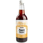 Skinny Food Co Peach Iced Tea Syrup 1L - No Added Sugar - For Cocktail, Coffee, Tea, Mocktail, Dessert Syrup - Keto & Gluten-Free - Vegan Peach Syrup - Low Calorie & Sugar Free Syrup