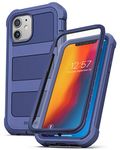 Encased BallisticShield Case - Designed for iPhone 12 Pro Max Shockproof Protective Full Body Cover - Purple